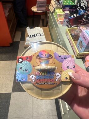 Mystery Squishy Dumpling Collectible Toy - Rainbow Series